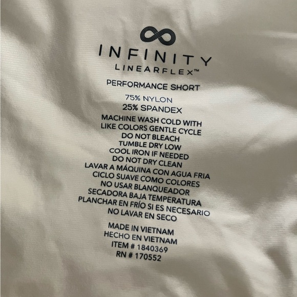 Infinity Linearflex Men's Light Tan Performance Short - Picture 8 of 8